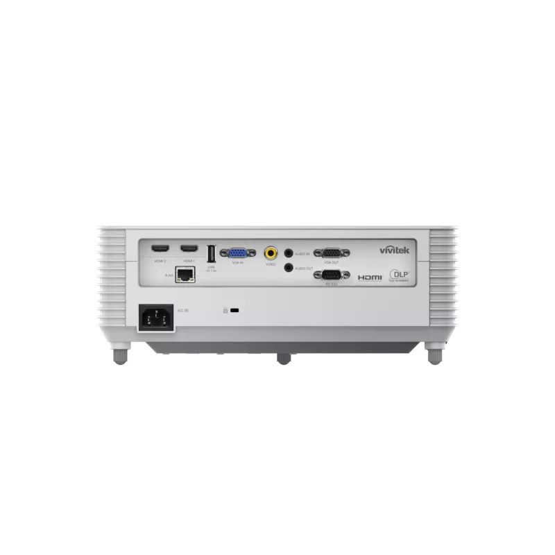 Projektor, Rückseite, HDMI, VGA, DC-Stromversorgung