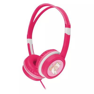 Kopfhörer, Over-Ear, Pink, Kinderkopfhörer, Einhorn-Design