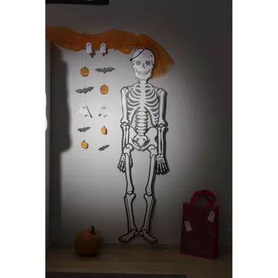 Skelett-Dekoration, Halloween-Dekoration, Kürbis, Girlande, Bastelfigur
