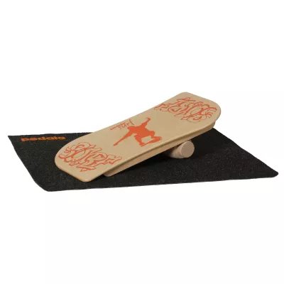 Poggio Bremsboard, Kinderboard, Balanceboard, Holzboard, Rutschboard