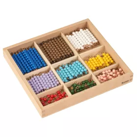 Perlenstäbchen für die Multiplikation