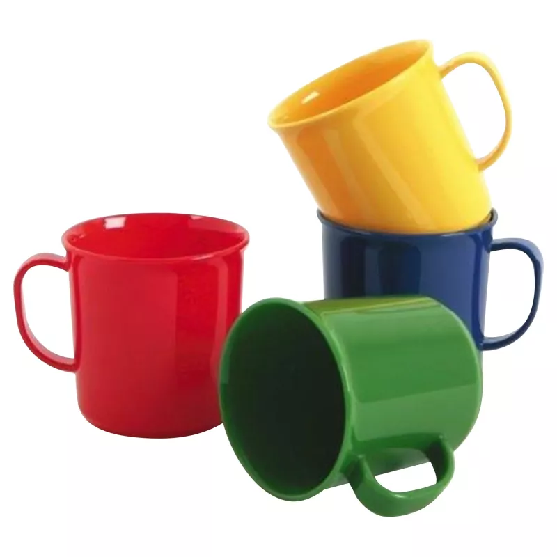 Becher, Tassen-Set, Porzellan, farbig, Kaffeetasse