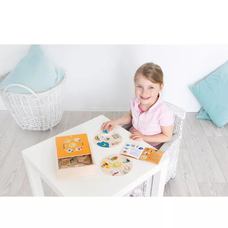 Lernspiel, Puzzle, Holzteile, Kinder, Karten