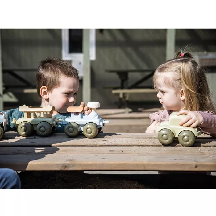 Holzspielzeug, Spielzeugzug, Kinderwagen, Holzauto, Spielzeugautos