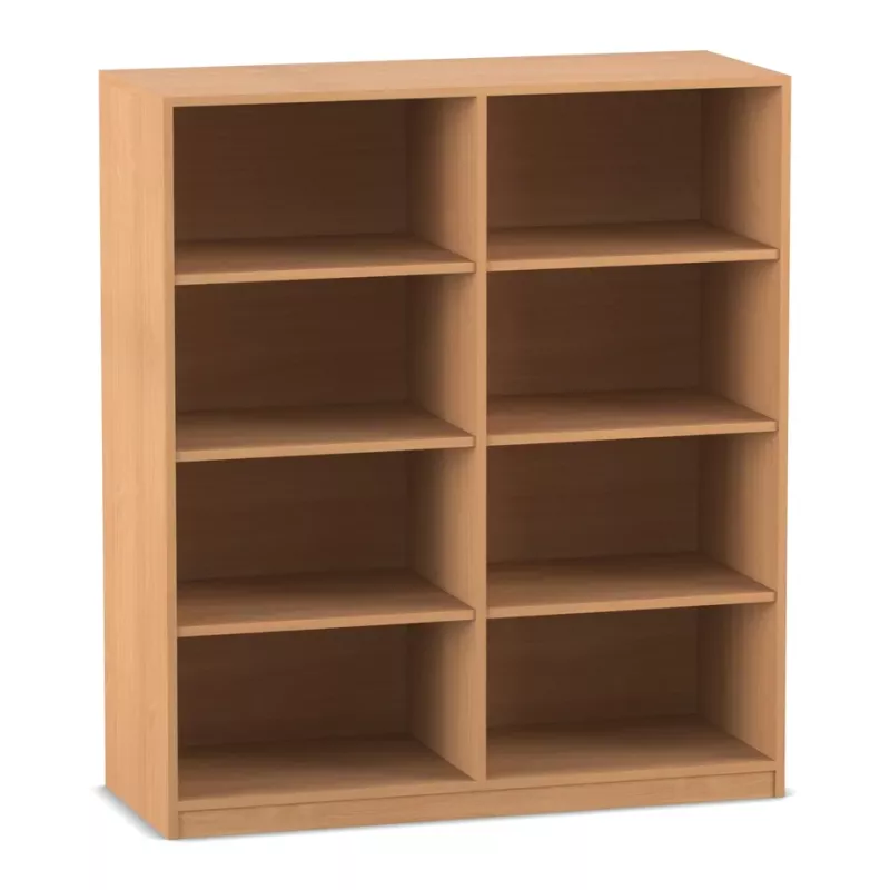 Regal, Bücherregal, Holz, 2×3 Regal, Schrank Bodenplatte