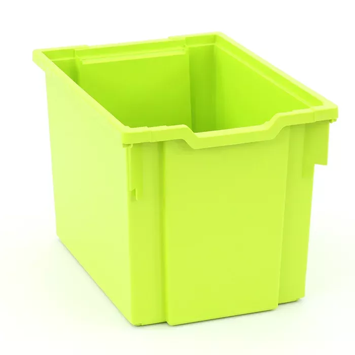 Kasten, Aufbewahrung, Kunststoff, Neon-Grün, Offen