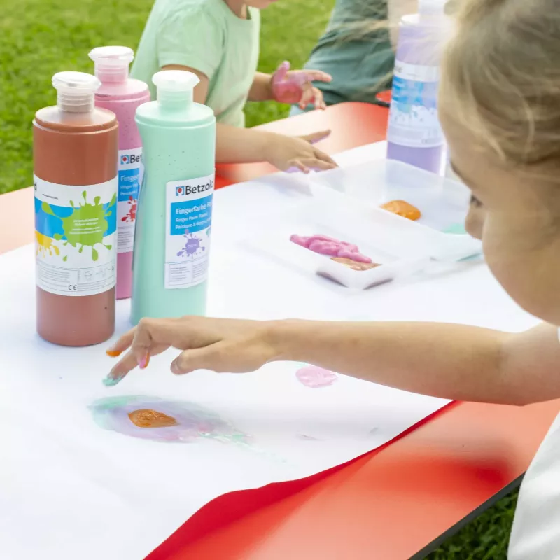 Fingerfarben, Kunstfarben, Farbflaschen, Fingerpaint, Kinderbastele