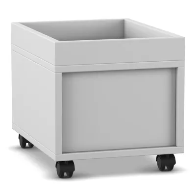 Rollcontainer, Kriechwagen, Mobiler Schrank, Weiß, Rollwagen