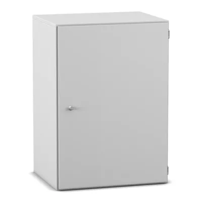 Schrank, Büroschrank, Hängeschrank, Metall, grau