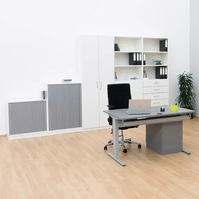 Büro, Schreibtisch, Büroeinrichtung, Schreibtischstuhl, Regal