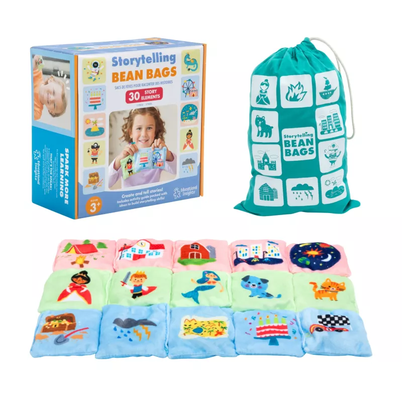 Storytelling, Bean Bags, Bildungsset, Weiche Quadrate, Bildersammlung