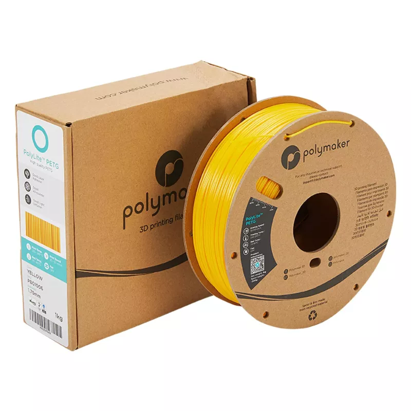 3D, Druck, Filament, Gelb, Spule