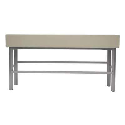 Sitzbank, Beige, Stahlgestell, Polsterbank, Garderobenbank