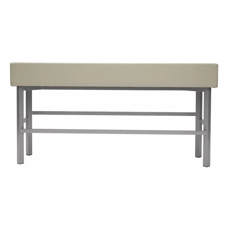 Sitzbank, Beige, Stahlgestell, Polsterbank, Garderobenbank