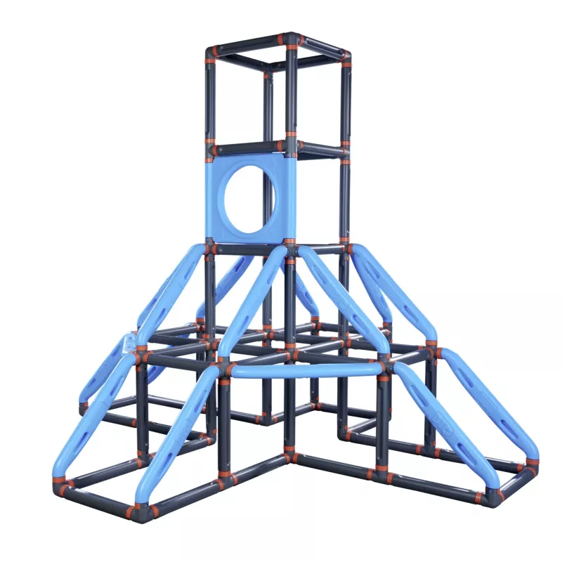 Klemmbaustein, Klettergerüst, Konstruktion, Spielturm, Rutschenständer