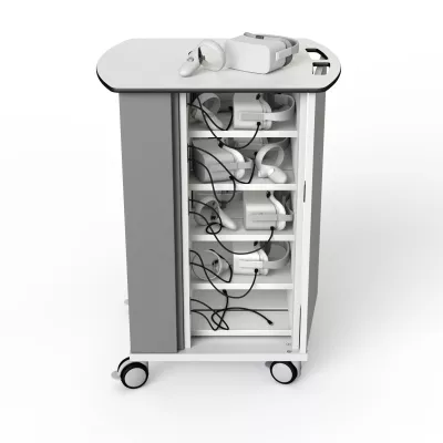 Medizinisches Umtischwagen, Verstauungsschrank, Elektronische Geräte, Kabelmanagement, Rollenwagen