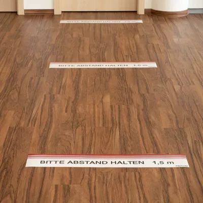 bodenbelag, holzoptik, fliesenersatz, absperrband, abstandsanzeige