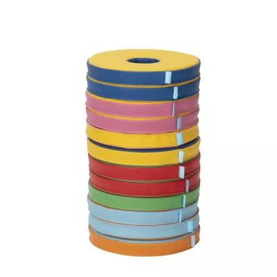 farbenband, bandrobe, stacks, ringe, requisiten