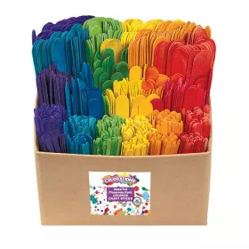Regenbogen Holzstäbchen- Set