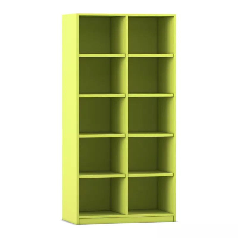 regal, schrank, regalwerk, furnitur, grün
