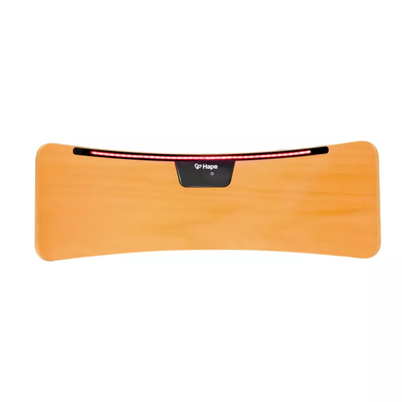 Stehhilfe, Hot-Stone, Kopfstütze, Holzplatten, LED-Licht