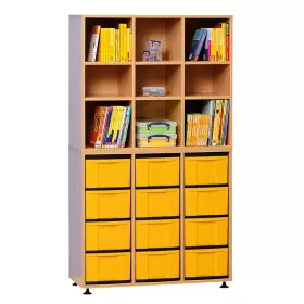Boxenregal, 178,1 x 98,6 x 40,8, mit 12 Boxen
