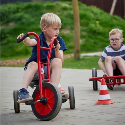 Dreirad, Kinderfahrzeug, Rot, Outdoor-Spiel, Trike