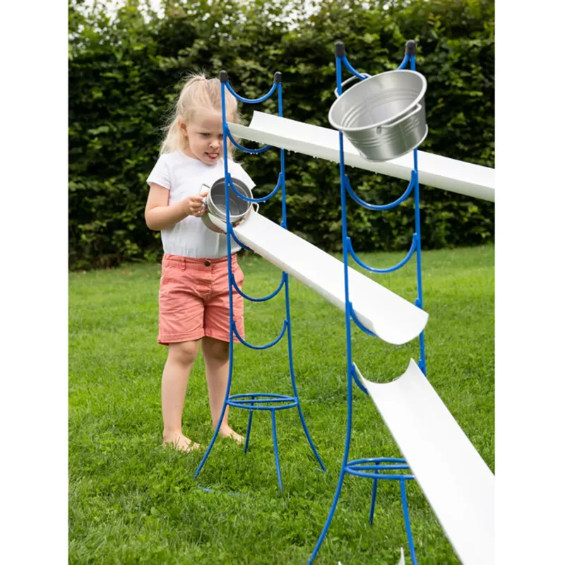 Spielgerät, Sandkasten- & Rutschenspiel, Klettergerüst, Baukelter, Metallrutsche