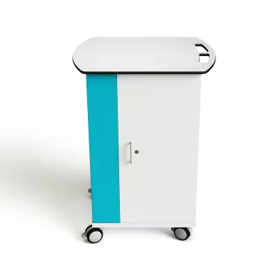 mobiler Medizinschrank, Kabinettswagen, Wagen, Rollbarer Unterschrank, Tür mit Griff