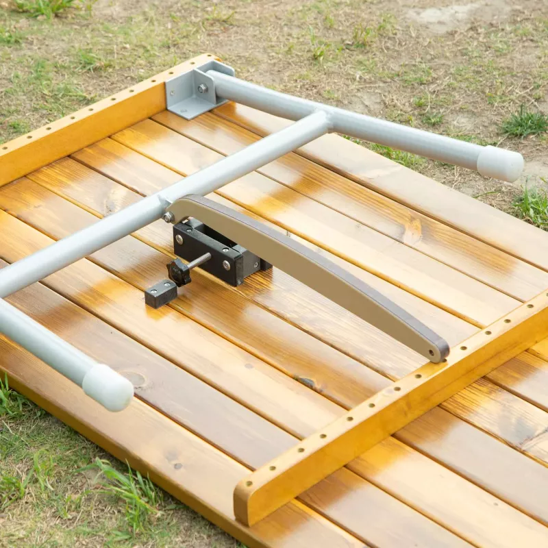Holzboden, Schreitplatte, Schaukel, Bewegliche Halterung, Metallrahmen