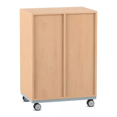 Kleiderschrank, Schrank, Rollboden, Holzoberfläche, Gleitrollen