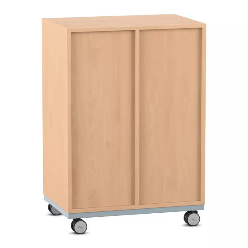 Kleiderschrank, Schrank, Rollboden, Holzoberfläche, Gleitrollen