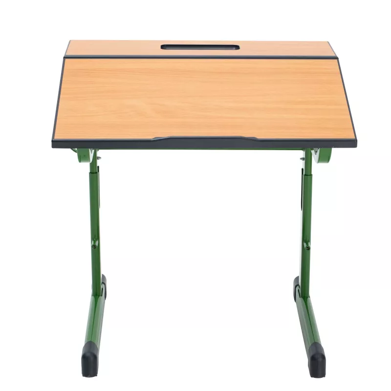 Klapptisch, Schul-/Schreibtisch, Holzoberfläche, Grün, Faltbar