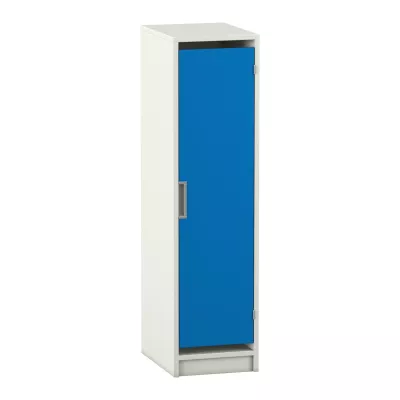 Schrank, Hängeschrank, Blaue Tür, Lagerfach, Metall/Schrank