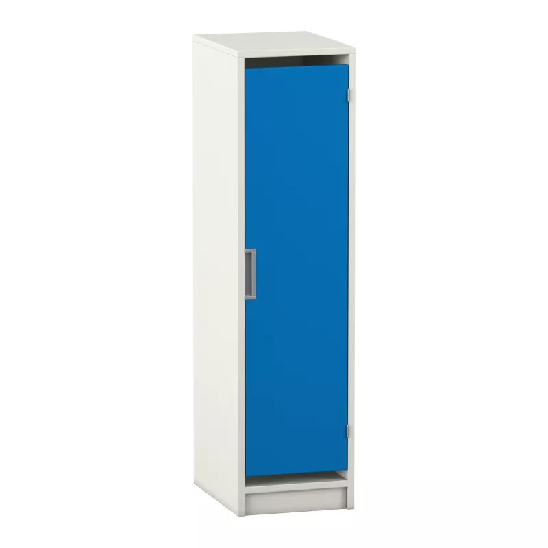 Schrank, Hängeschrank, Blaue Tür, Lagerfach, Metall/Schrank