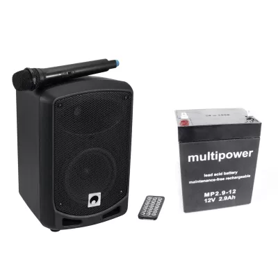 Lautsprecher, Kompaktlautsprecher, Mikrofon, Fernbedienung, Batteriepaket
