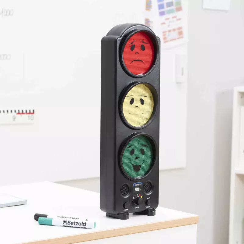 Verkehrssignal, 3-Farben-Licht, Notfall-Signal, Smiley-Gesichter, Schreibtisch-Dekoration