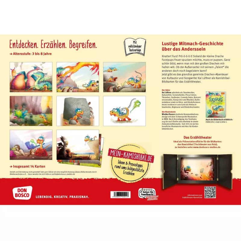 Kinderbuch, Drachen, Karten, Illustrationen, Bildkarten