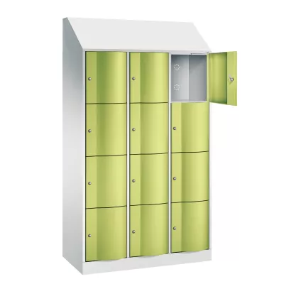Schulschrank Resisto mit Schrägdach