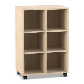 Flexeo® Regal, 2 Reihen, 6 Fächer