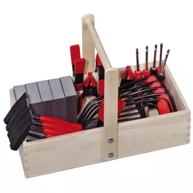 Werkzeug-Set mit Holzkiste