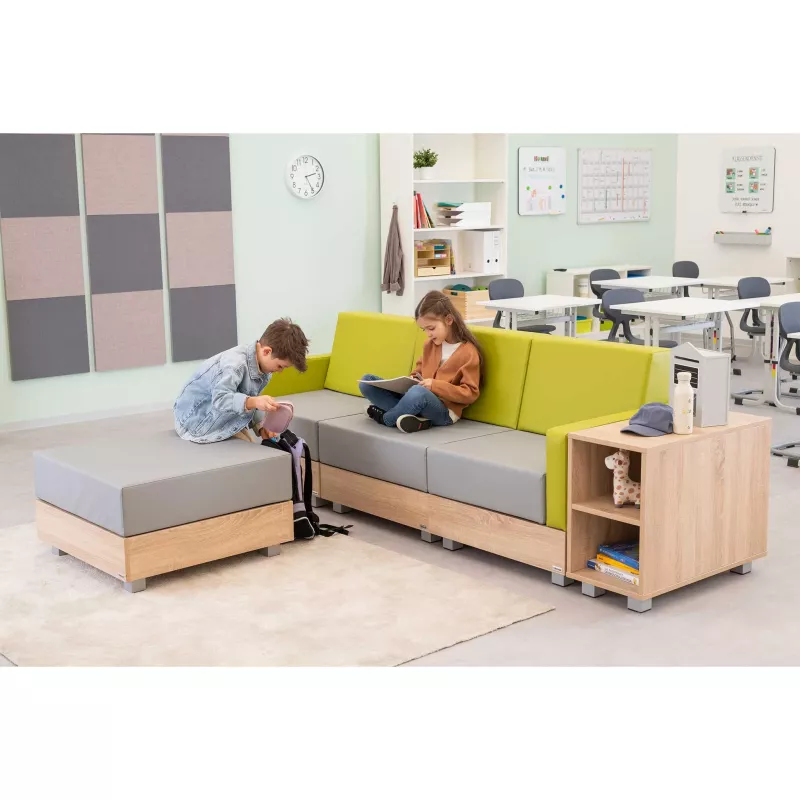 Schulcafé, Sofamöbel, Kinderzimmer, Sitzgruppe, Aufbewahrungseinheit