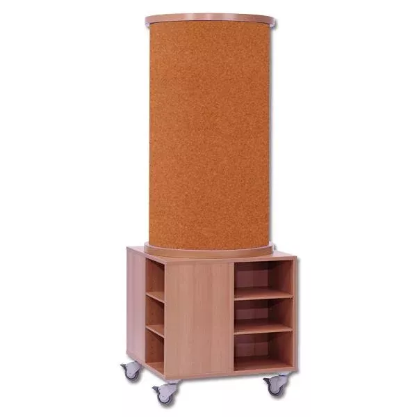 Korkplatten, Korksäule, Aufbewahrungsschrank, Mobiler Wagen, Rollen