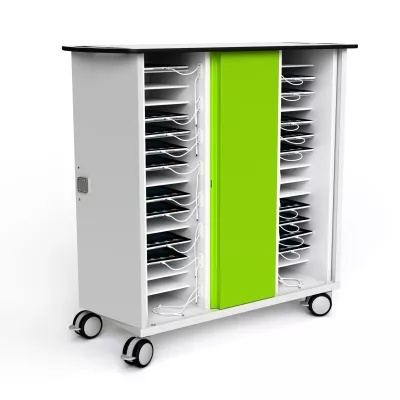 Ladegerät, Ladestation, Rollcontainer, Kartenhalter, Stromkabel