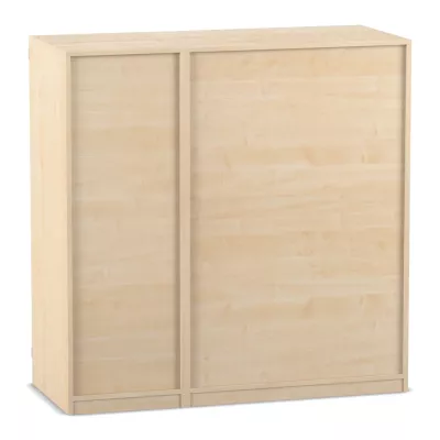 Schrank, Schiebetür, Holzschrank, Massivholz, Wardrobe