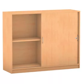 Unter-Schiebeschrank, 99,1 x 126,4 cm, 2 Böden