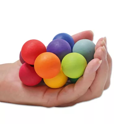 Holzballen, Bälle, Farben, Spielzeug, Handschale