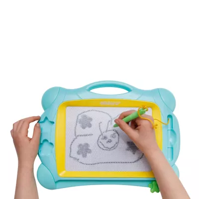 Kinder-Magnettafel, Malboard, Tafel mit Griff, Bleistiftzeichnung, Lernspielzeug