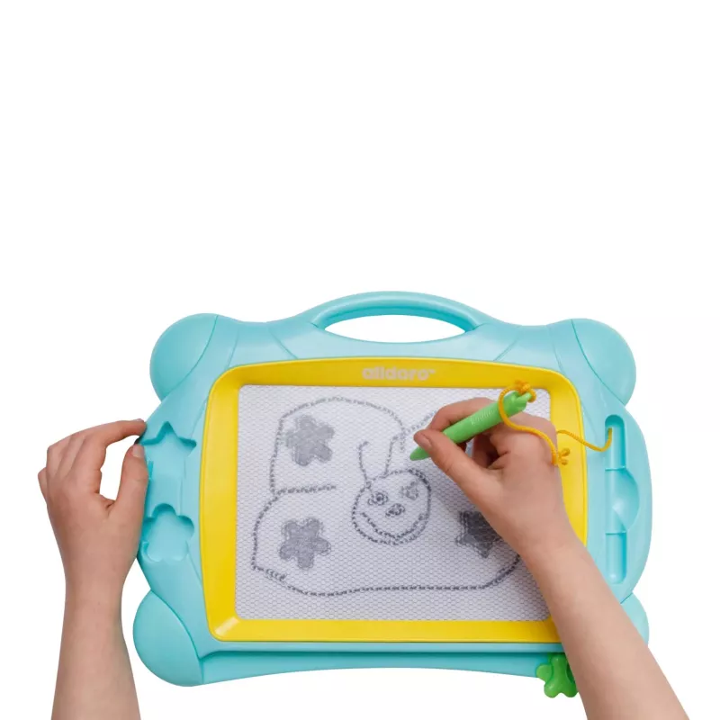 Kinder-Magnettafel, Malboard, Tafel mit Griff, Bleistiftzeichnung, Lernspielzeug