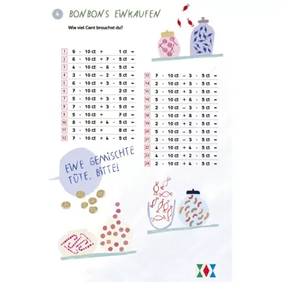 Kassenbuch, Bonbons, Sammelkarte, Gemischte Süßigkeiten, Zuckerware